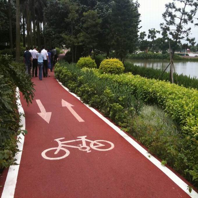 彩色綠道，健身步道，人行步道，景觀綠道，彩色防滑路面